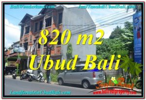 Magnificent PROPERTY Sentral / Ubud Center 820 m2 LAND FOR SALE TJUB643